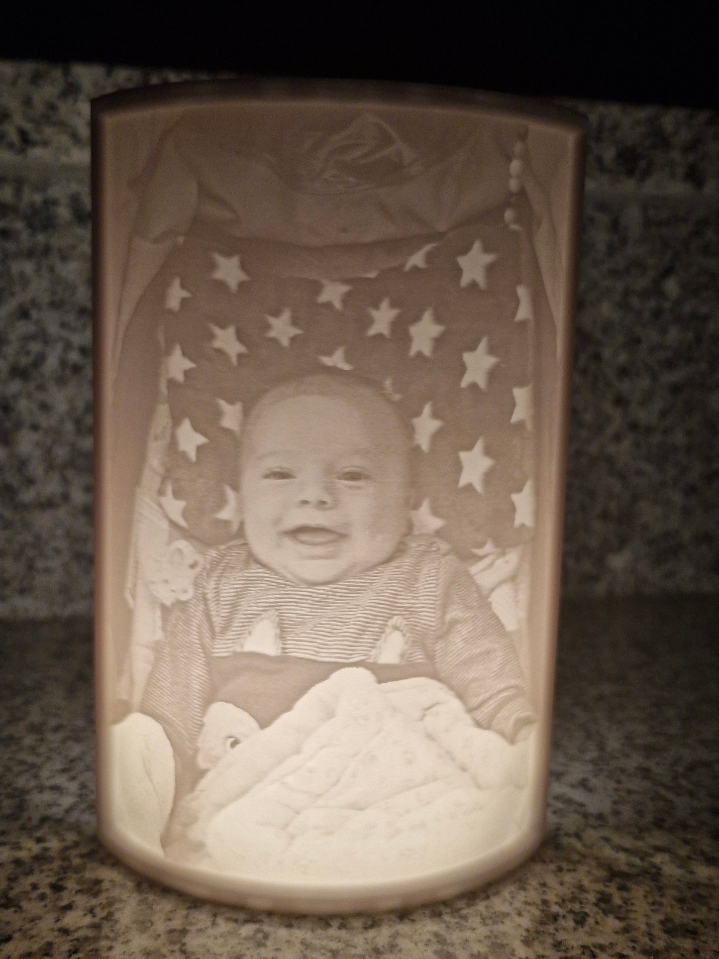 3d gedrucktes Bild Personalisiert mit Licht / ZKYWARD