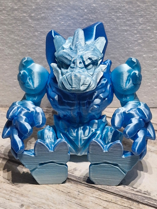 3d gedruckter Eis Golem