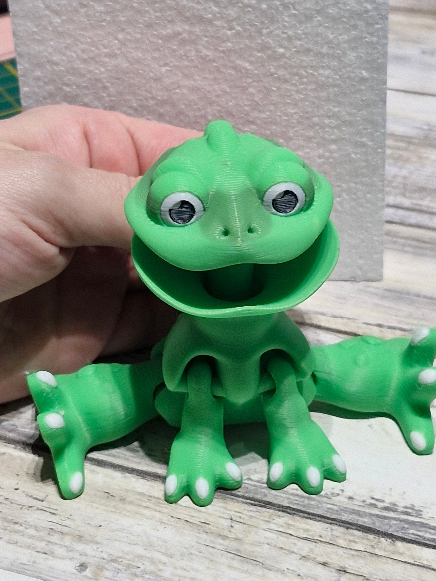 3d gedruckter Gecko