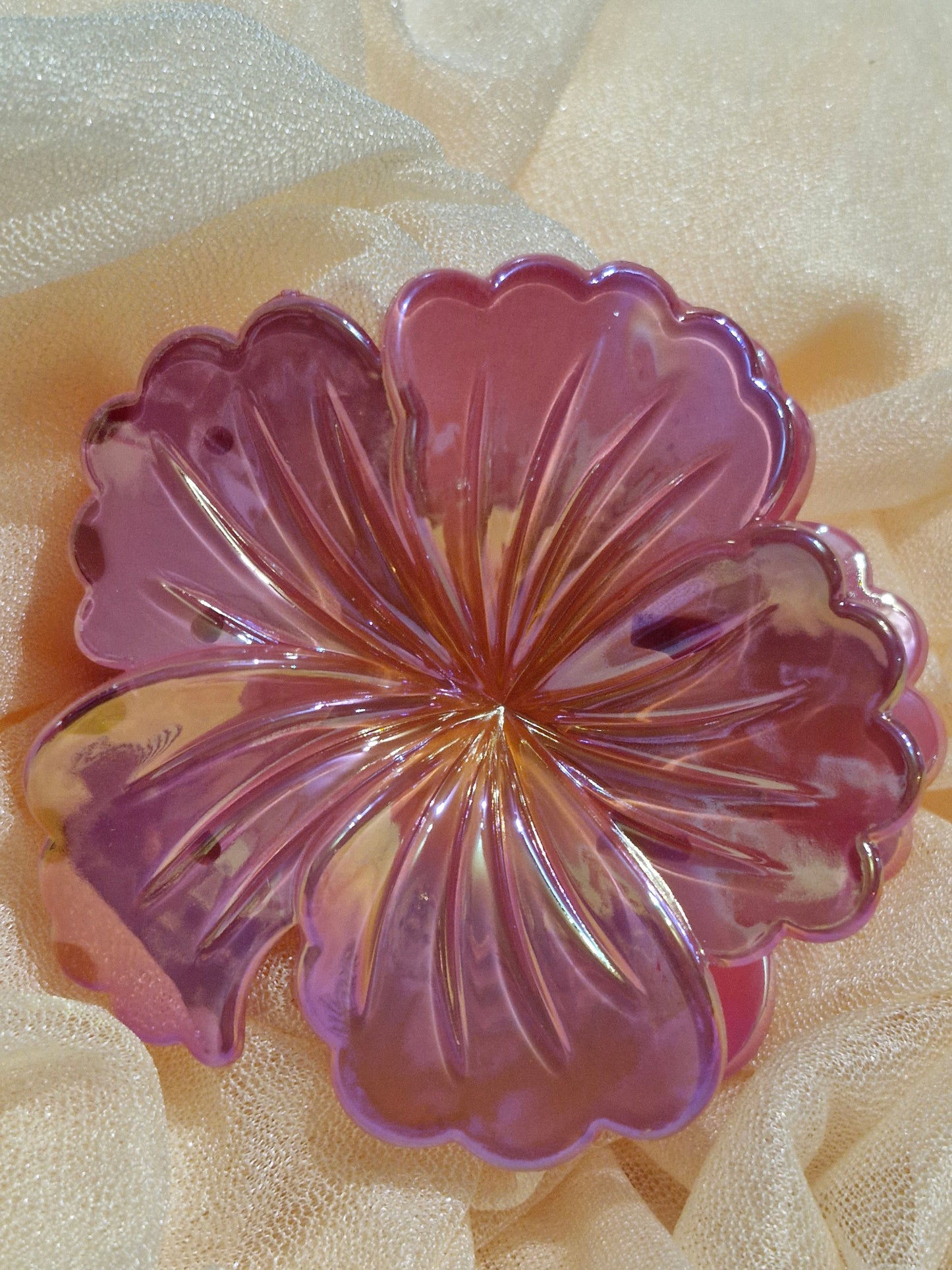 Haarklammern - Blume / Schmetterling