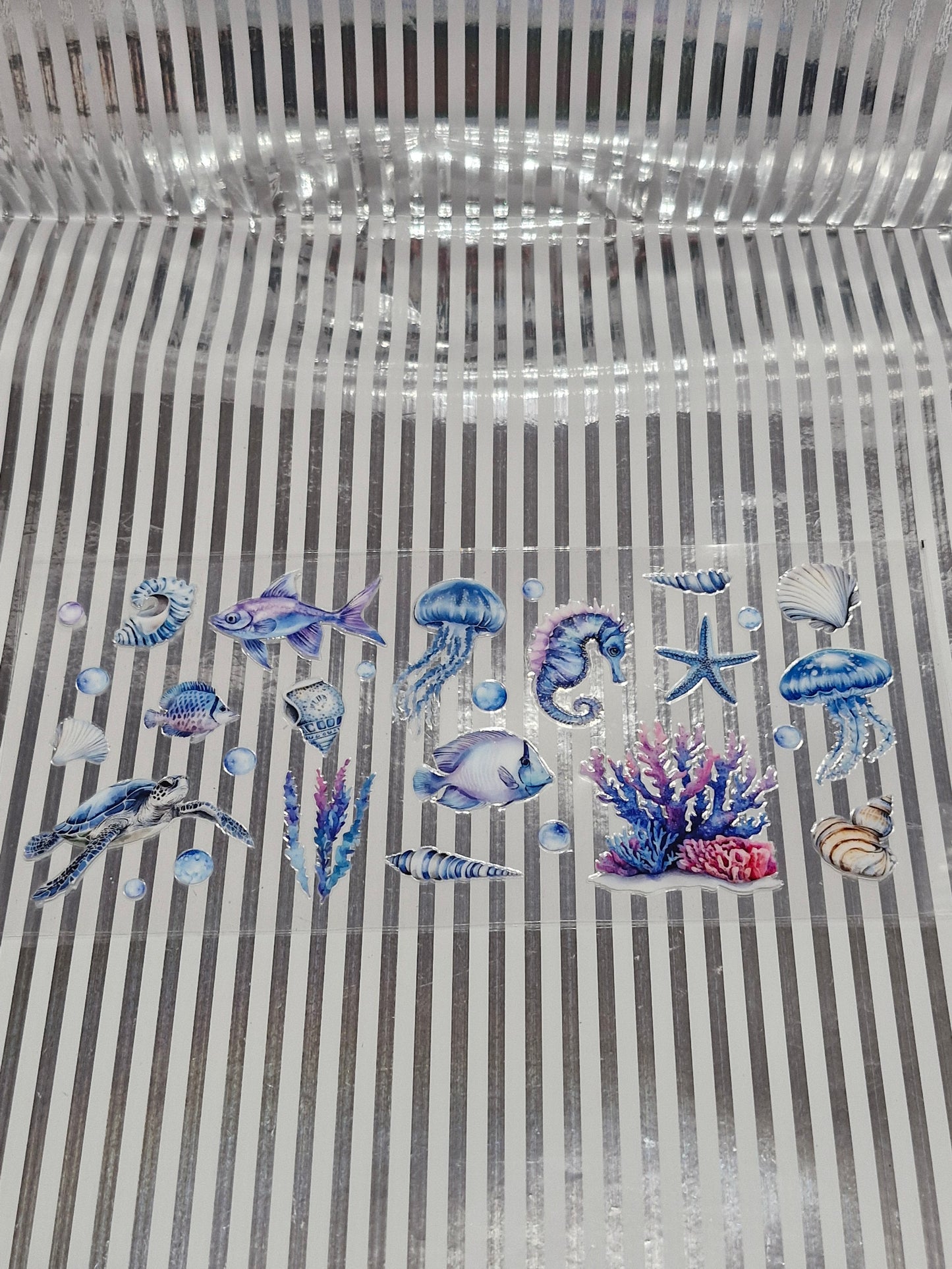 Verschiedene Rub on Sticker