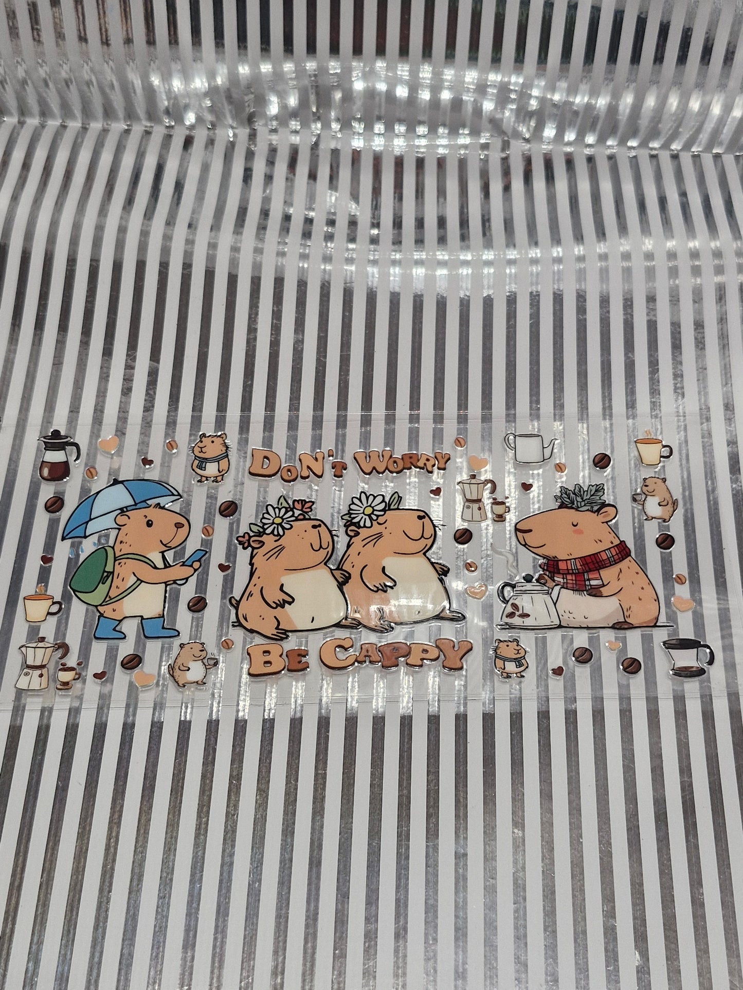 Verschiedene Rub on Sticker
