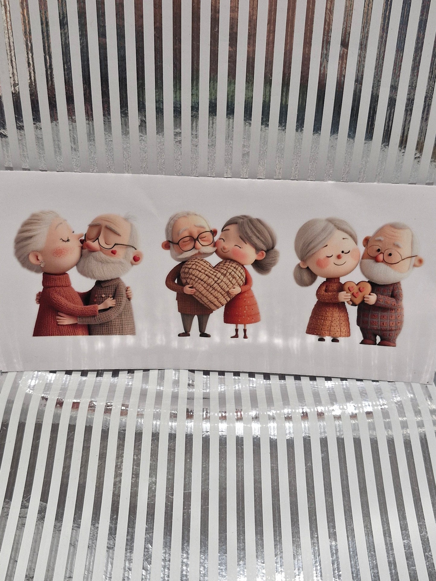 Verschiedene Rub on Sticker