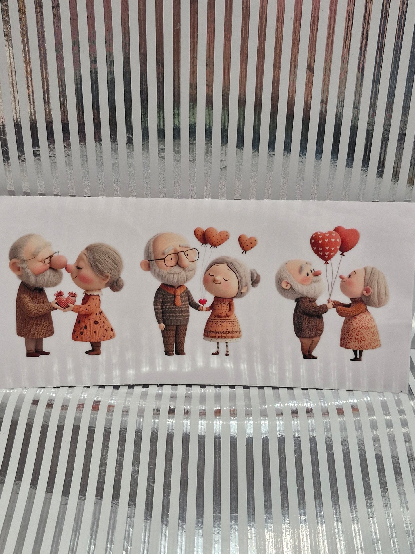 Verschiedene Rub on Sticker