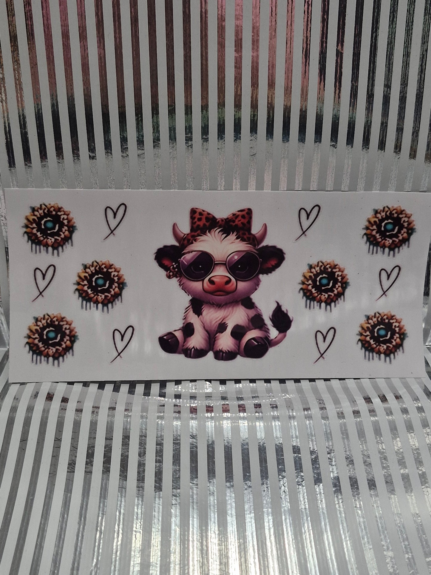 Verschiedene Rub on Sticker