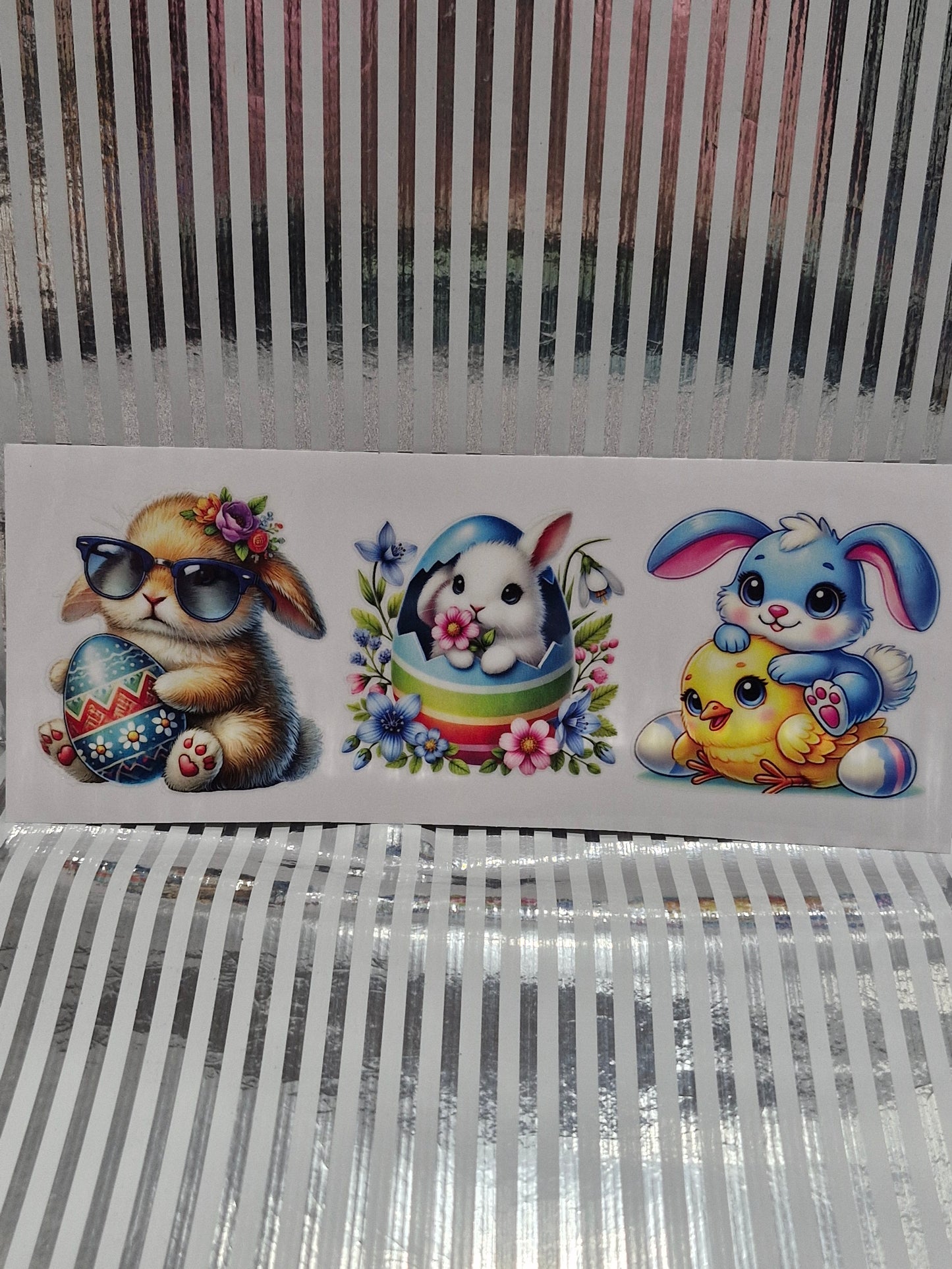 Verschiedene Rub on Sticker