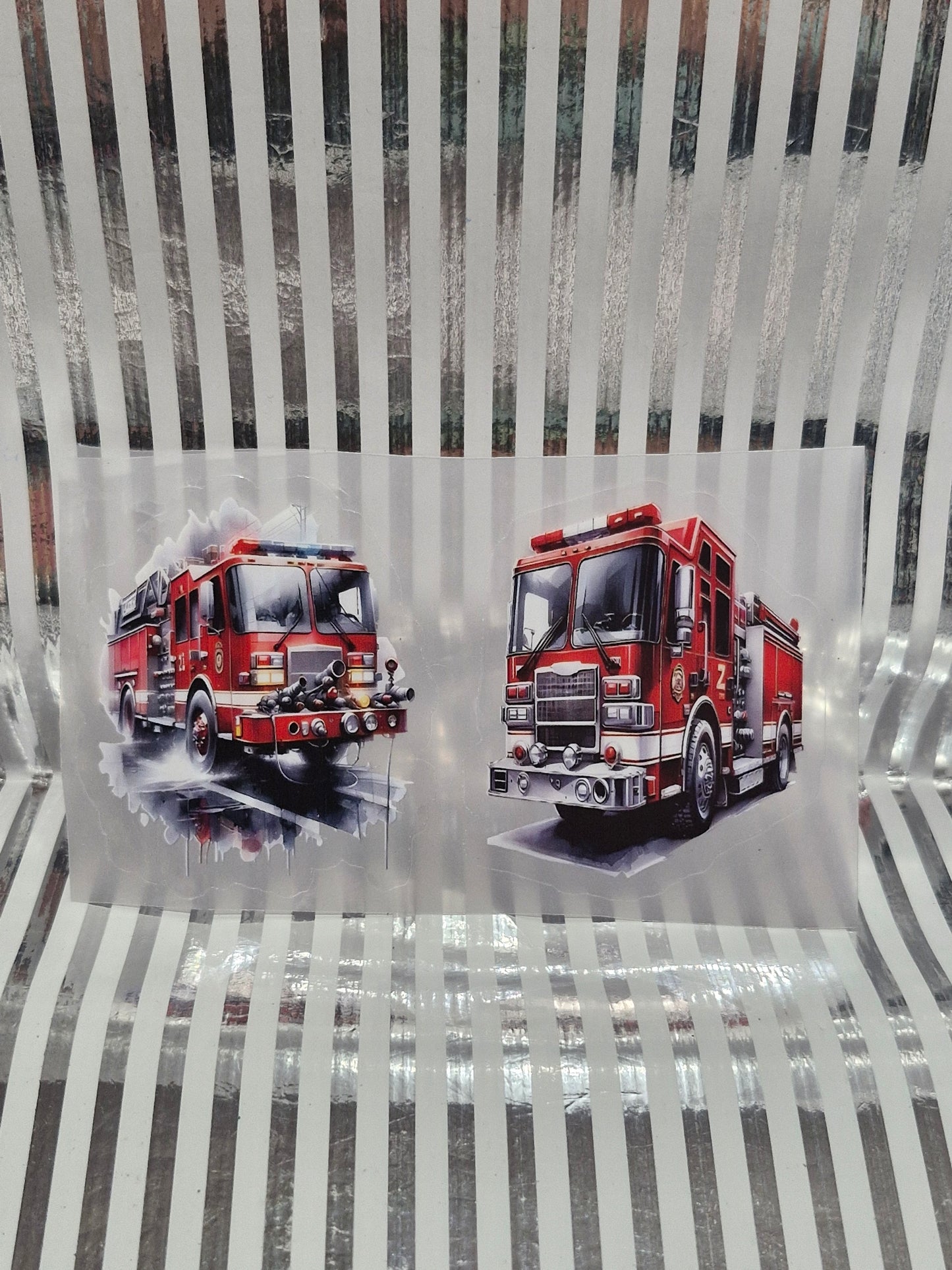 Verschiedene Rub on Sticker