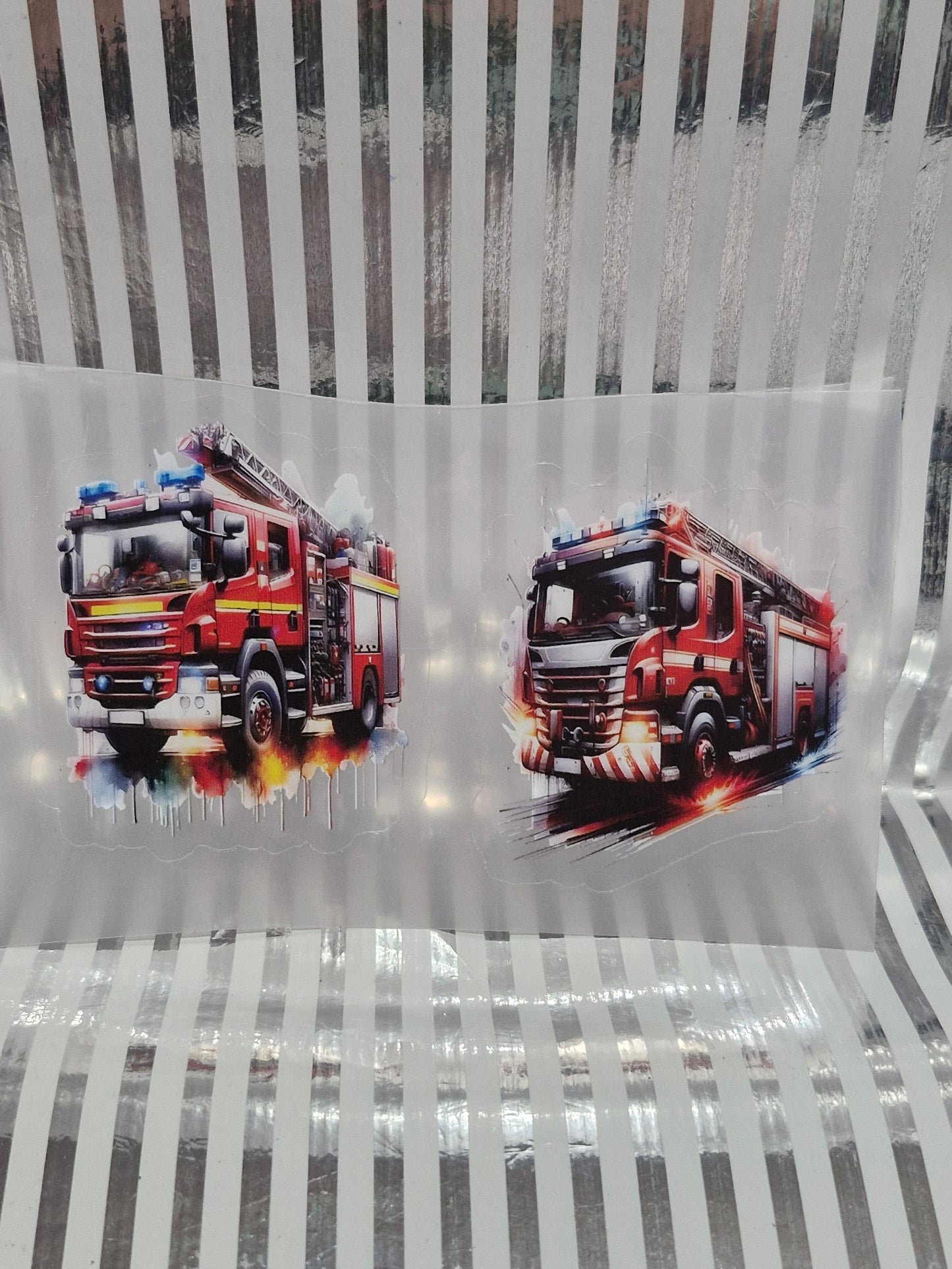 Verschiedene Rub on Sticker