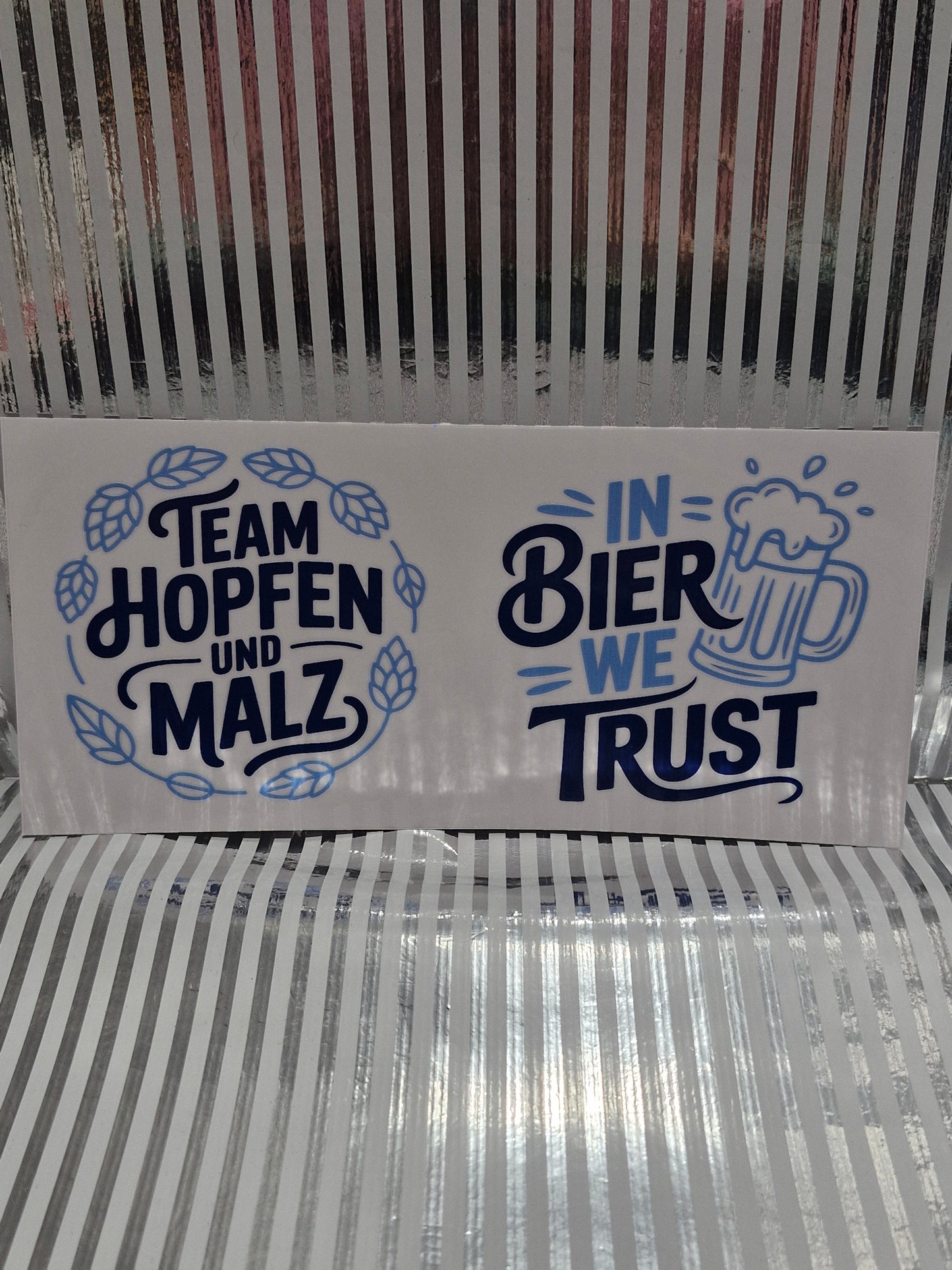 Verschiedene Rub on Sticker