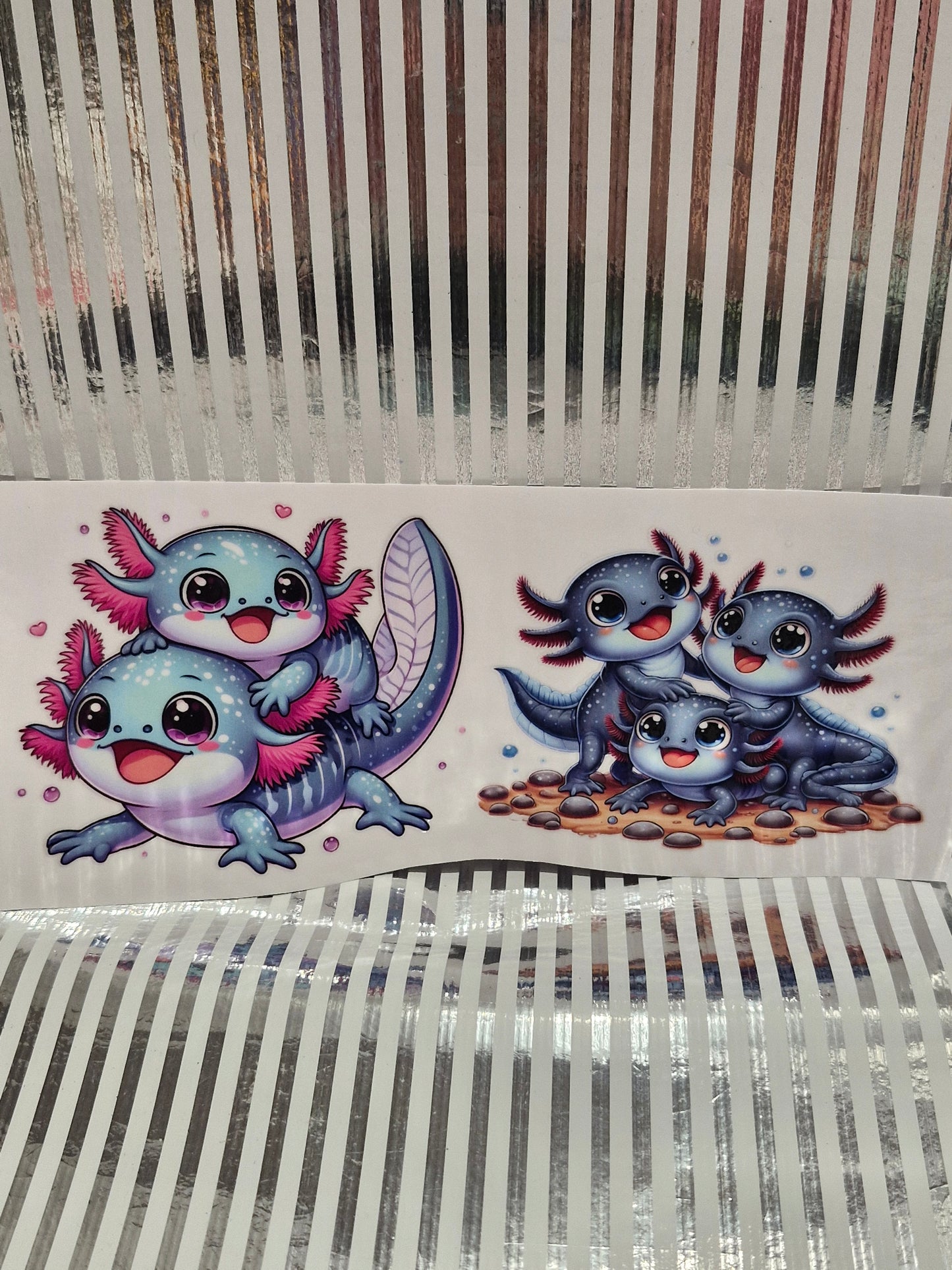 Verschiedene Rub on Sticker