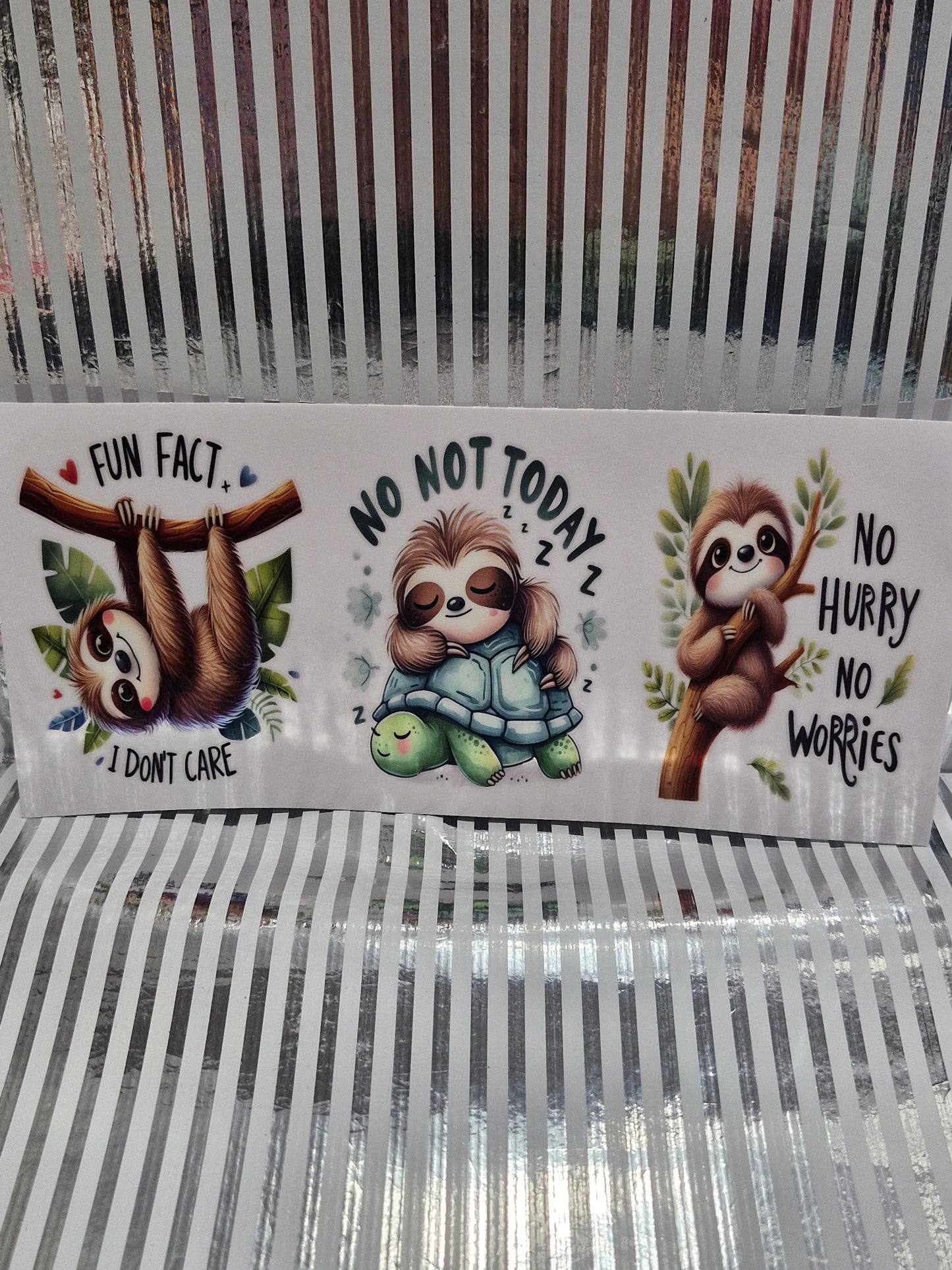 Verschiedene Rub on Sticker