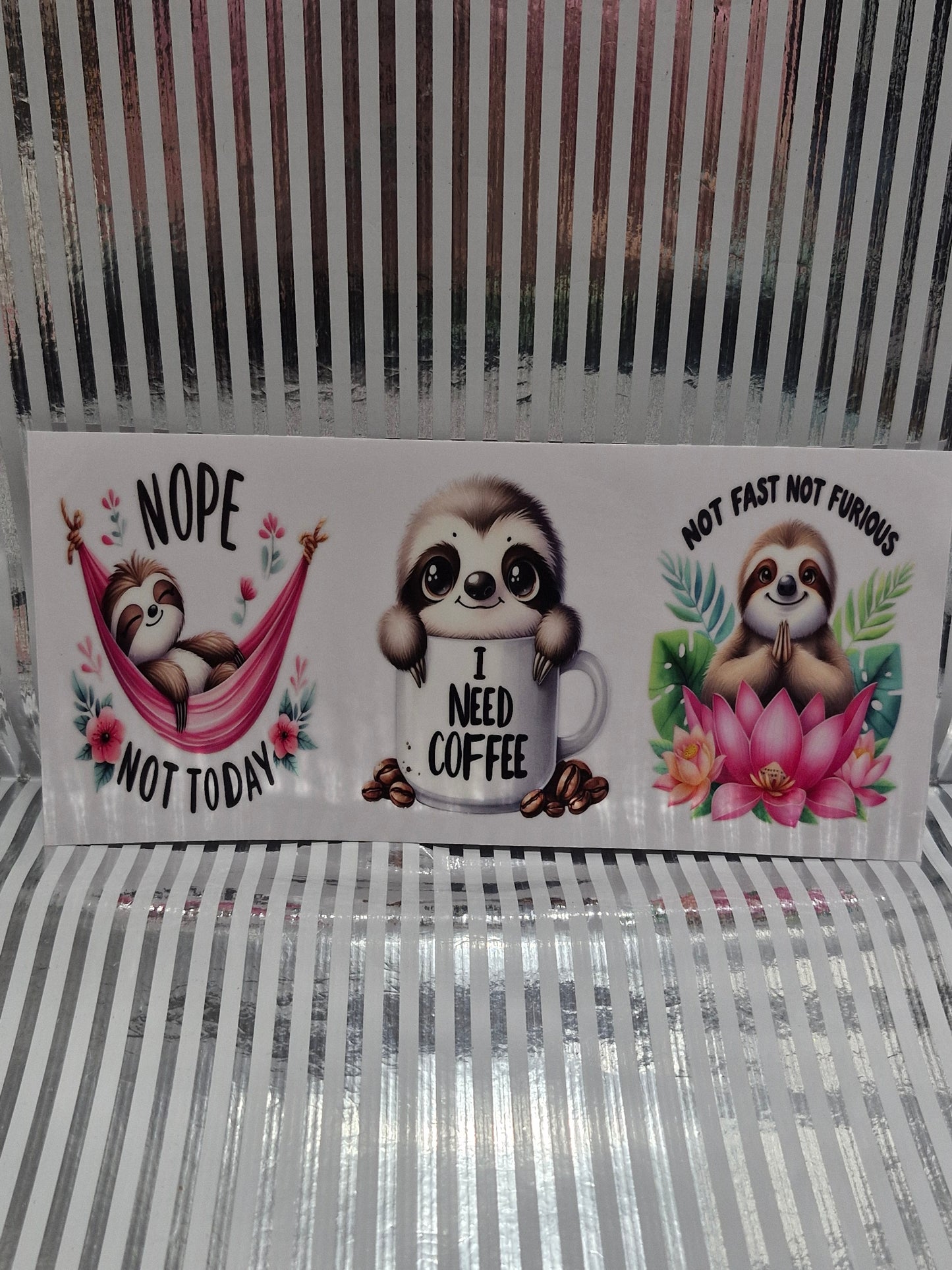 Verschiedene Rub on Sticker