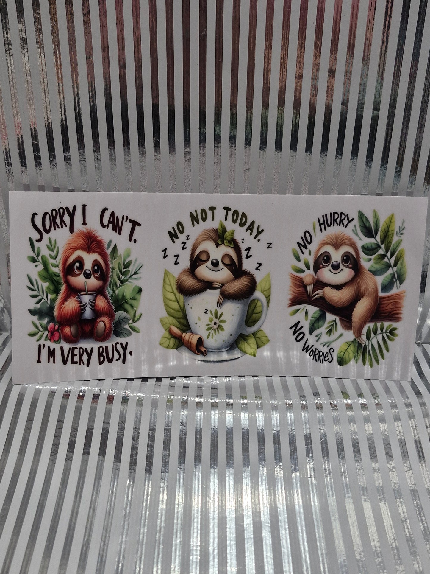 Verschiedene Rub on Sticker