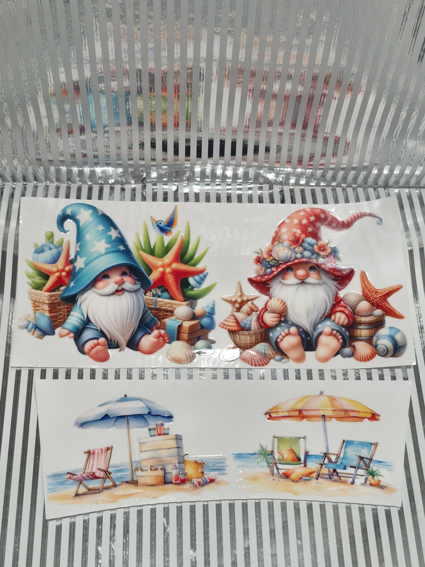 Verschiedene Rub on Sticker