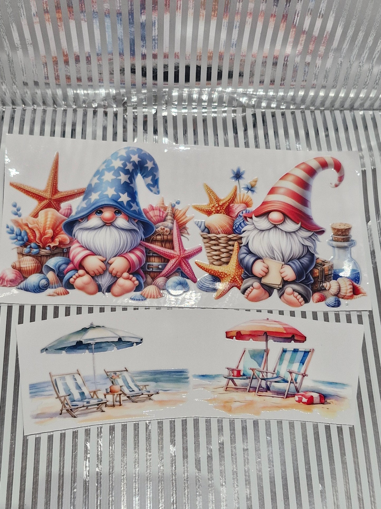 Verschiedene Rub on Sticker