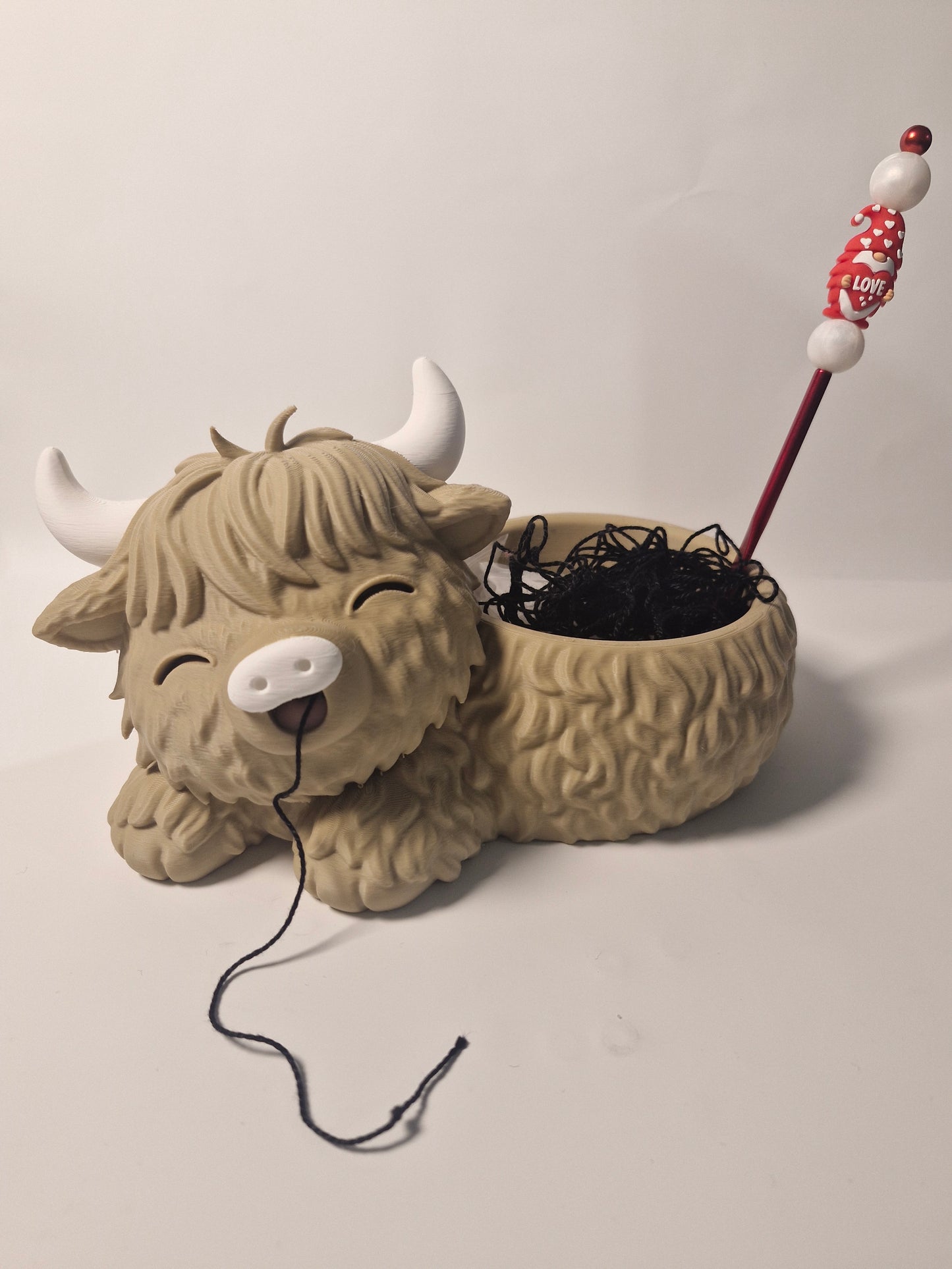 Highland Kuh Garnschale - 3d druck