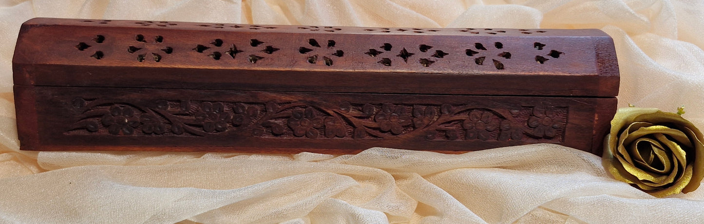 Räucherstäbchenbox- Blumen