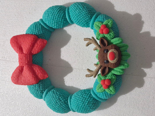 3d gedruckter Elch Kranz Grün