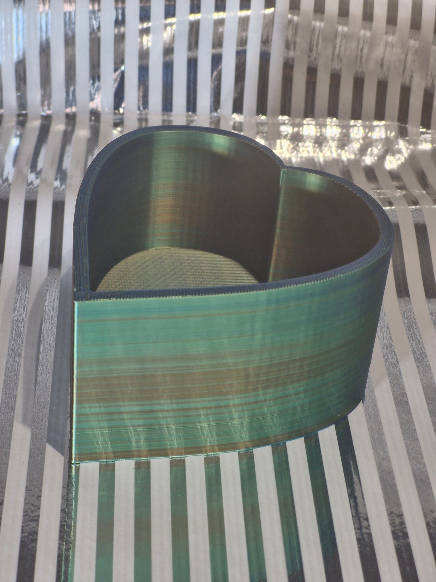 Kleine Herz Box 3d gedruckt
