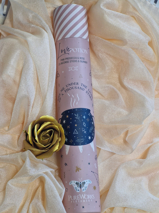 Räucherstäbchen- Love potion- Mit Schiffchen