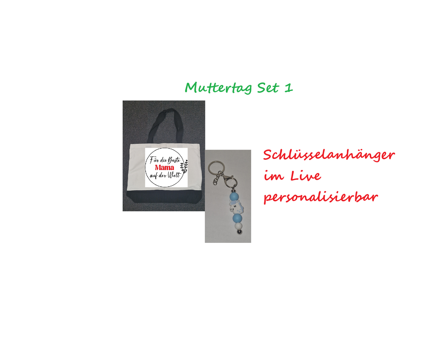 Geschenk Set - Tasche / Anhänger