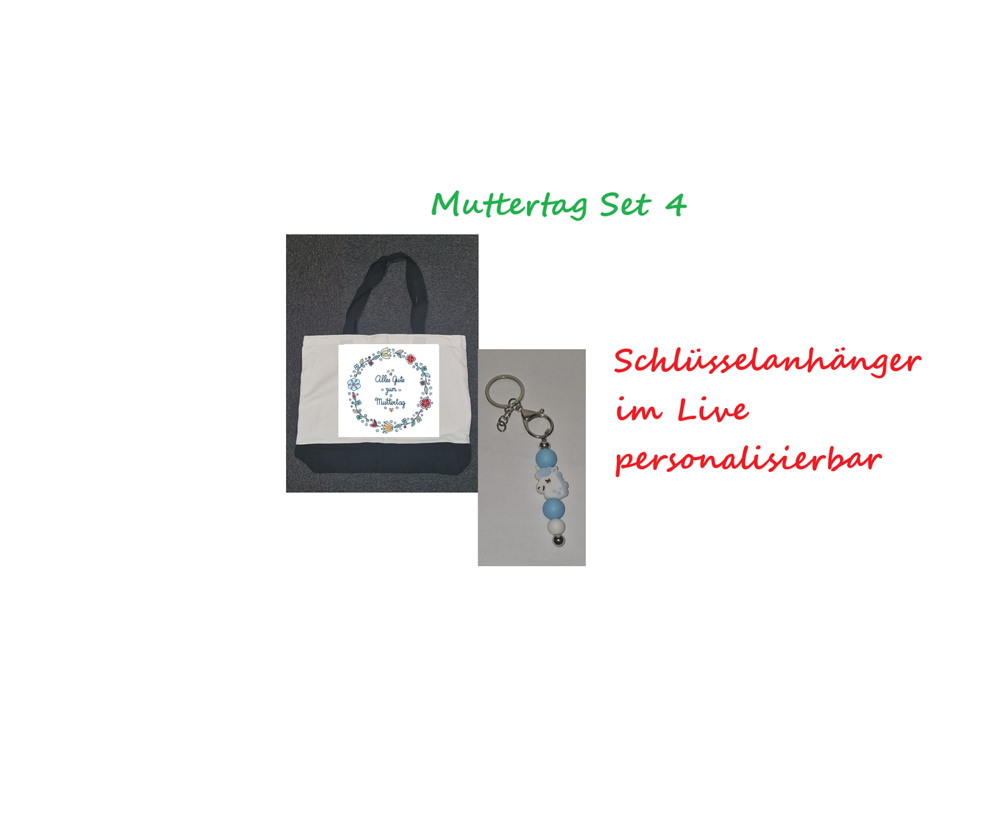 Geschenk Set - Tasche / Anhänger