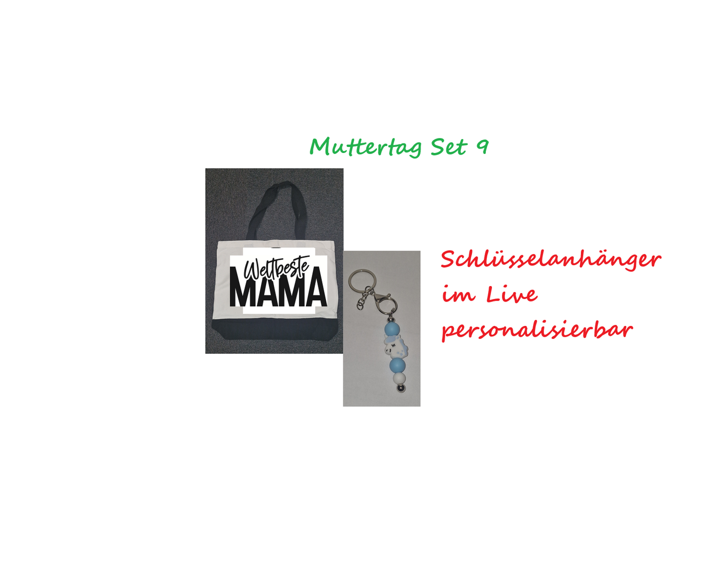 Geschenk Set - Tasche / Anhänger